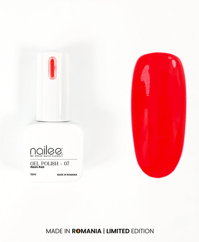 Esmalte semipermanente 12ml - GP 07 Neon Red