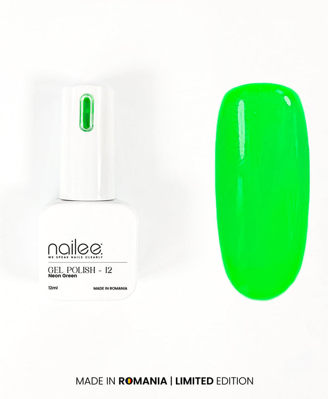 Esmalte semipermanente 12ml - GP 12 Neon Green
