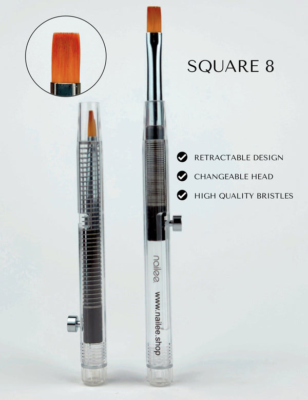 Set 8 Pinceles + Estuche