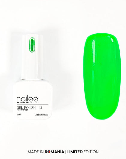 Esmalte semipermanente 12ml - GP 12 Neon Green