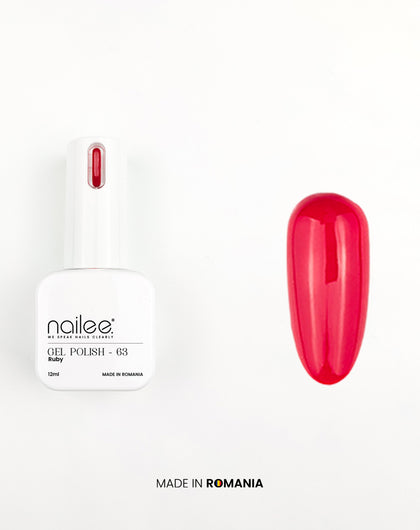 Esmalte semipermanente 12ml - GP 63 Ruby